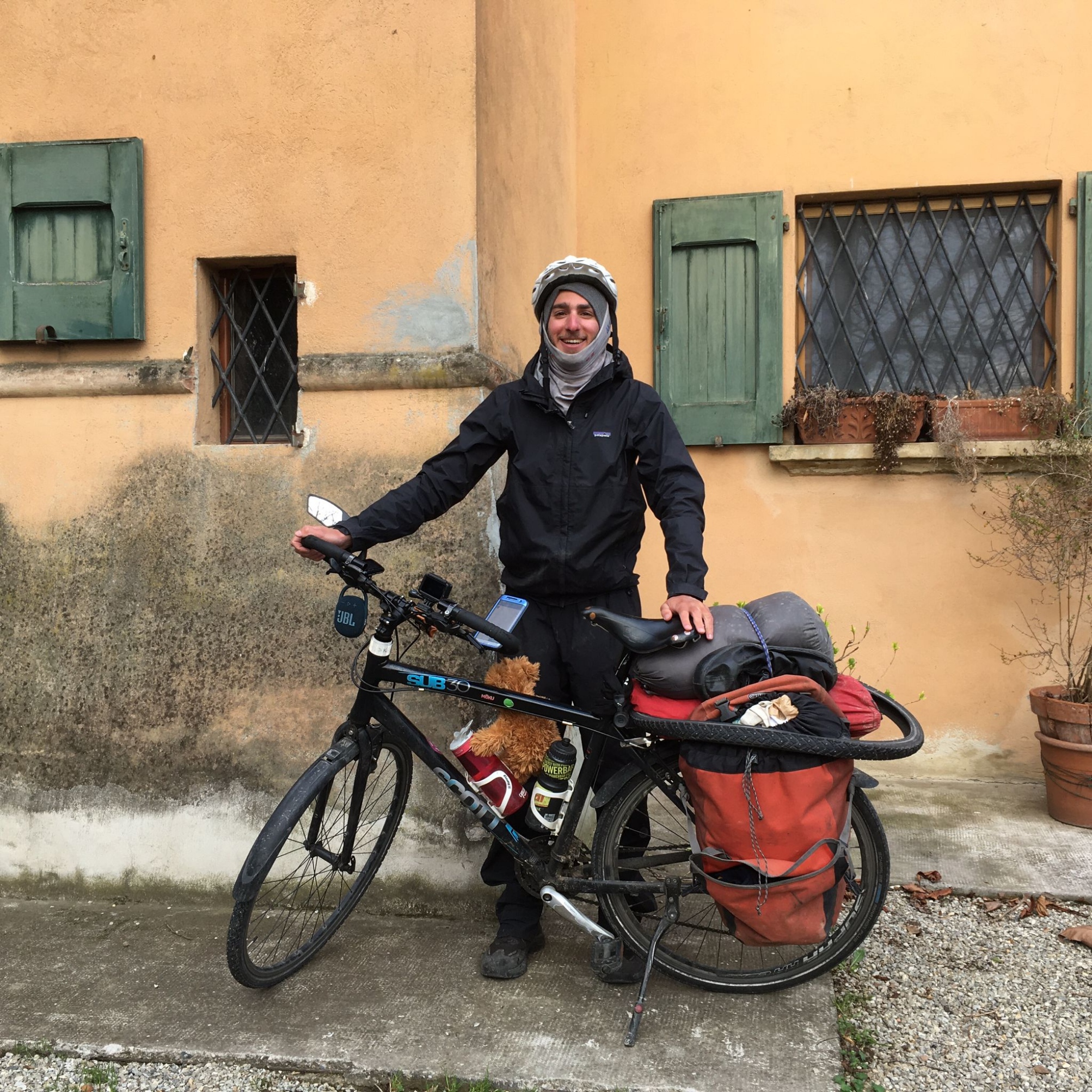 Arno en voyage à vélo